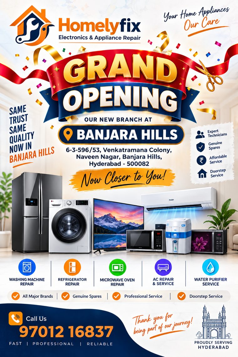 Homelyfix grand opening at Banjara Hills
